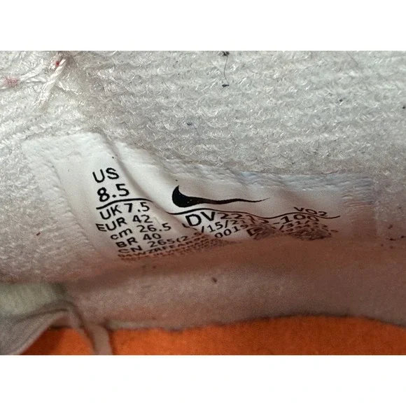 Nike Air Trainer SC High Bo Jackson White Orange Navy DV2212-100 Mens 8.5 - Picture 7 of 9